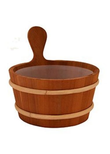 Cedar Wood Bucket With Liner