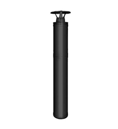 Black Steel Chimney With Accessory Kit